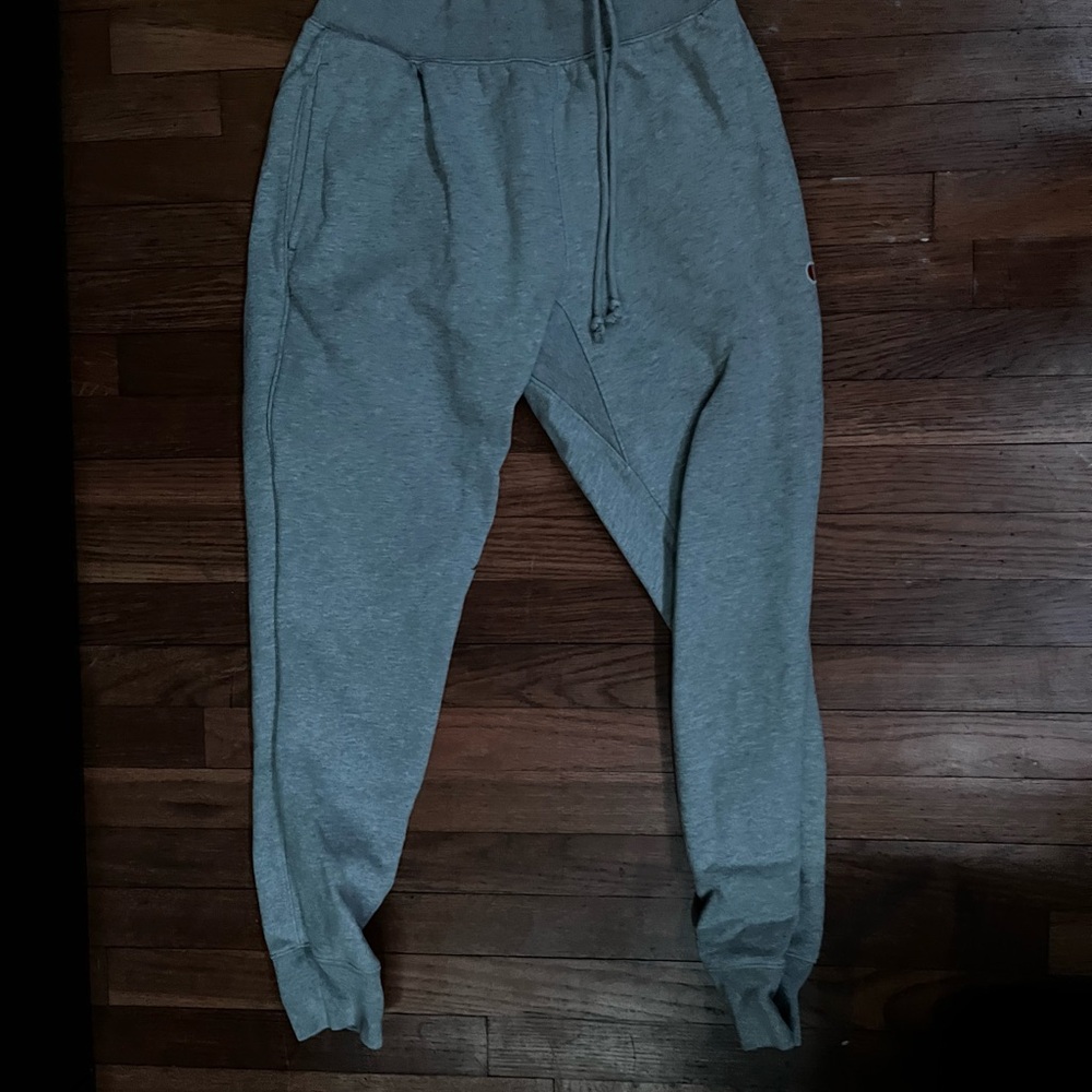 Gray Champion Jogger Sweatpants